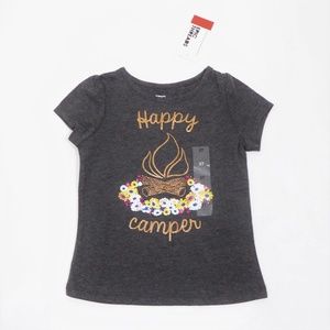Epic Threads Boho Happy Camper Glitter Top Tee